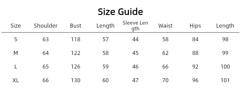 Size Guide for Cozy Chic Women's Cashmere Sweater & Wide Leg Pants Set